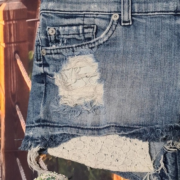 7 For all Mankind Distressed Shorts Size 26 - Picture 2 of 7